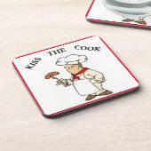 「キスザ調理師」シェフ コースター (左側)