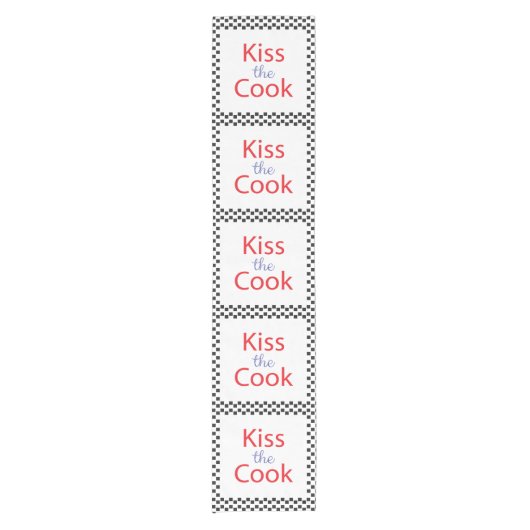 キスザ調理師 ショートテーブルランナー (正面)