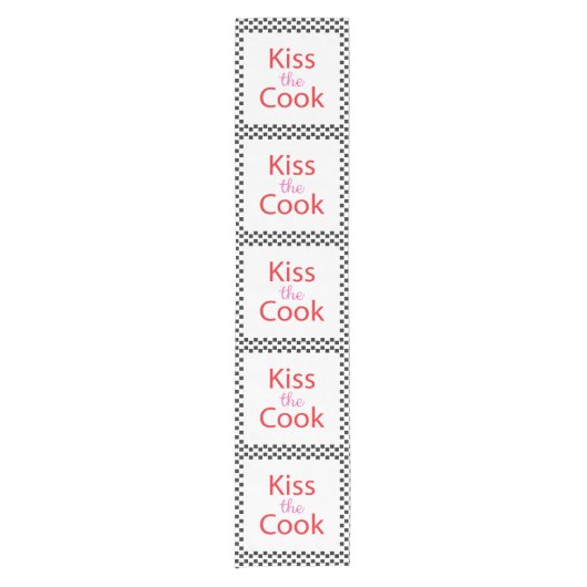 キスザ調理師 ショートテーブルランナー (正面)