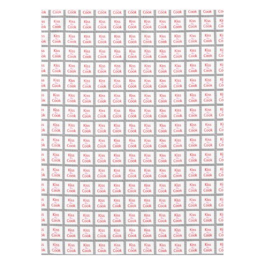 キスザ調理師 テーブルクロス (正面)