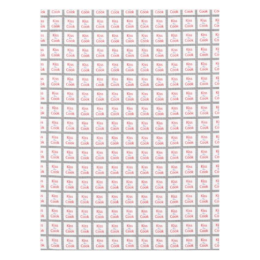 キスザ調理師 テーブルクロス (正面)