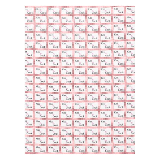 キスザ調理師 テーブルクロス (正面)