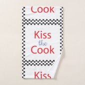 キスザ調理師 バスタオルセット (ハンドタオル)