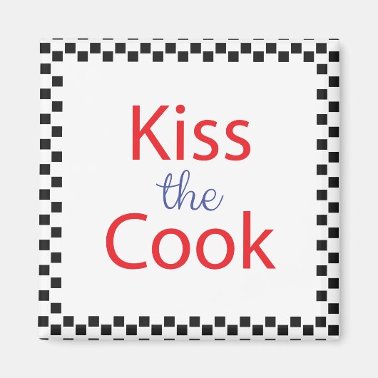 キスザ調理師 マグネット (正面)