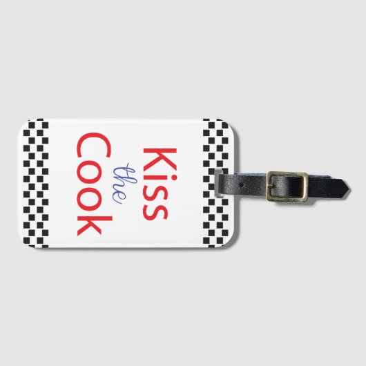 キスザ調理師 ラゲッジタグ (正面横)