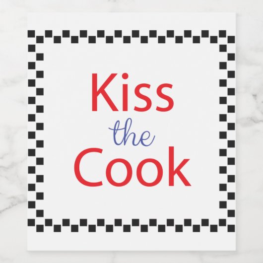 キスザ調理師 ワインラベル (シングルラベル)