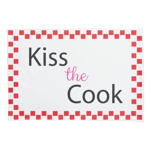 キスザ調理師 枕カバー (正面)