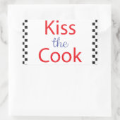 キスザ調理師 長方形シール (バッグ)