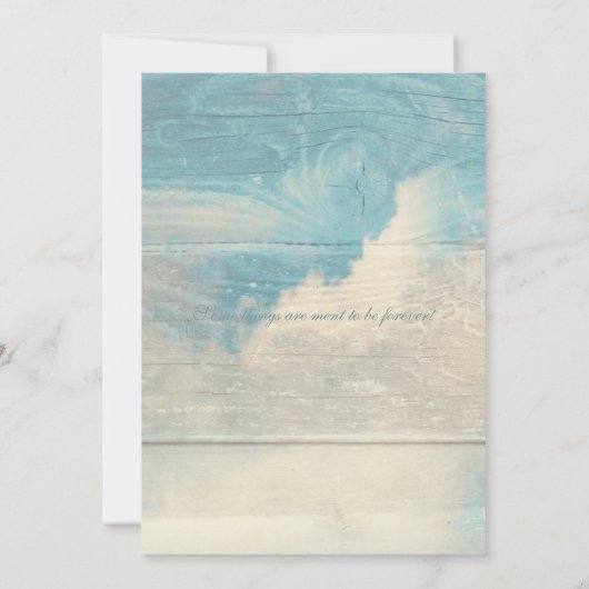 キスシス - ずっと永遠に 招待状 (裏面)