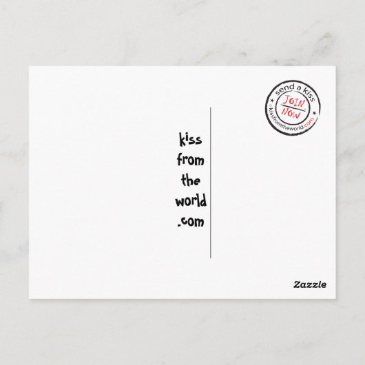 キススSARKOZY ポストカード (裏面)