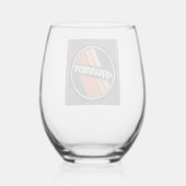 キストブラジル ステムなしワイングラス (裏面)