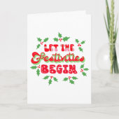 キストマお祭りがホリーベリーを始める シーズンカード (正面)