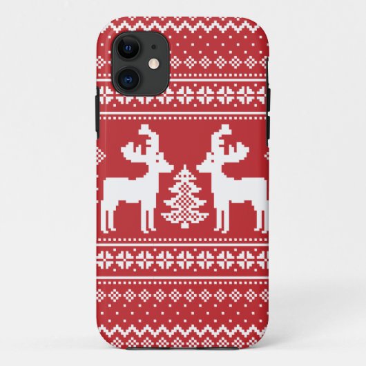 キストマスのモチーフ Case-Mate iPhoneケース (裏面)