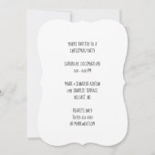 キスノキ 招待状 (裏面)