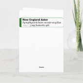 キスハグなし…ガーデニング引用文 カード (裏面)