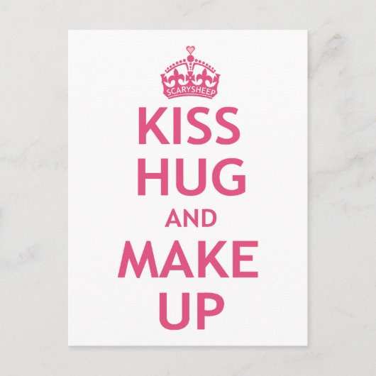 キスハグ&メイクアップ ポストカード (正面)