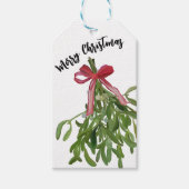キスハートのクリスマスギフトタグ ギフトタグ (正面)