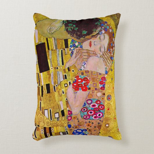 キスバイグスタフクリムトヴィンテージアールヌーボー アクセントクッション (正面(垂直))