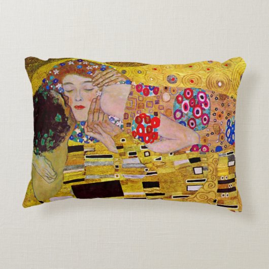キスバイグスタフクリムトヴィンテージアールヌーボー アクセントクッション (裏面)