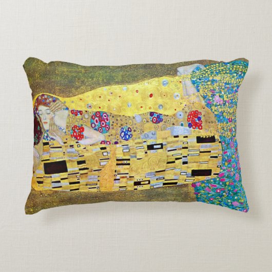 キスバイグスタフクリムトヴィンテージアールヌーボー アクセントクッション (正面)