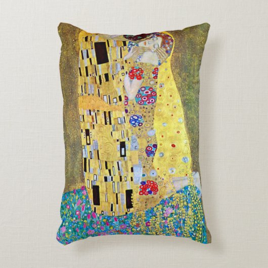 キスバイグスタフクリムトヴィンテージアールヌーボー アクセントクッション (正面(垂直))