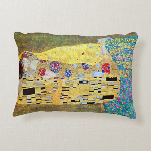 キスバイグスタフクリムトヴィンテージアールヌーボー アクセントクッション (裏面)