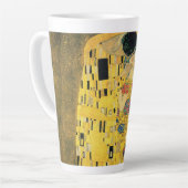 キスバイグスタフクリムトヴィンテージアールヌーボー カフェラテマグ (左アングル)