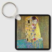 キスバイグスタフクリムトヴィンテージアールヌーボー キーホルダー (正面)