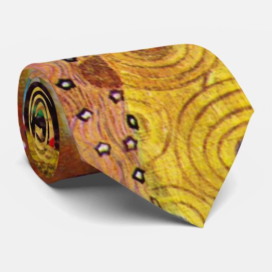 キスバイグスタフクリムトヴィンテージアールヌーボー ネクタイ (ロール)