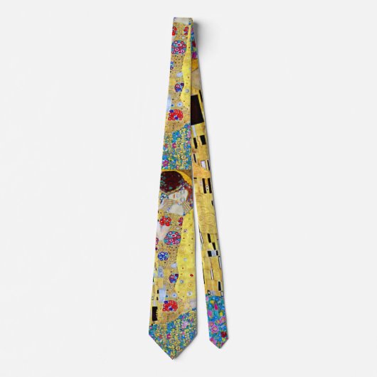 キスバイグスタフクリムトヴィンテージアールヌーボー ネクタイ (正面)