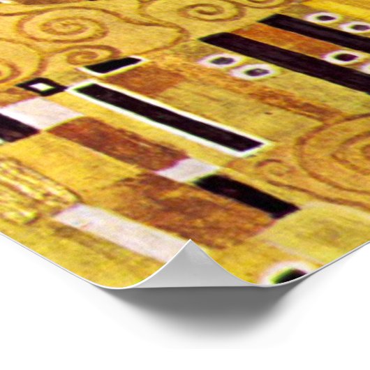 キスバイグスタフクリムトヴィンテージアールヌーボー ポスター (角)