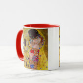 キスバイグスタフクリムトヴィンテージアールヌーボー マグカップ (正面左)