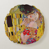 キスバイグスタフクリムトヴィンテージアールヌーボー ラウンドクッション (正面)
