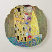キスバイグスタフクリムトヴィンテージアールヌーボー ラウンドクッション (正面)