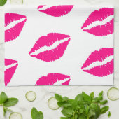 キスバレンタインデー2024stバレンタイン キッチンタオル (折り畳み)