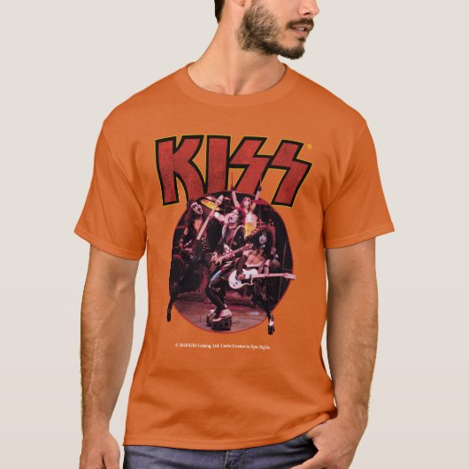 キスバンドおもしろデザイン Tシャツ (正面)