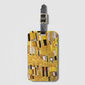 キスパターンbyグスタフクリムト,アールヌーボー ラゲッジタグ (正面縦)