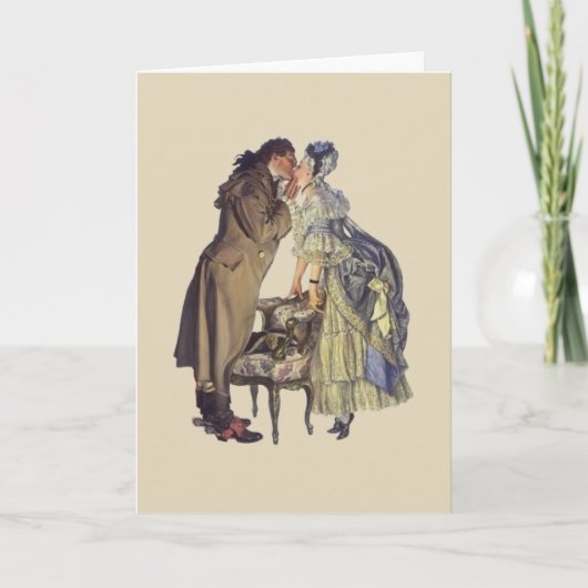 キスビクトリアンロマンチックバレンタイン シーズンカード (正面)