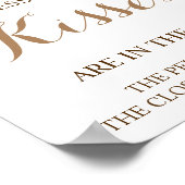 キスピンクブライダルシャワーゲームの数 ポスター (角)