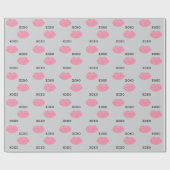 キスピンクリップXOXO ラッピングペーパー (フラット)