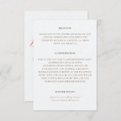 キスフランスのした甘いベリーの葡萄の結婚花 エンクロージャーカード (正面/裏面)