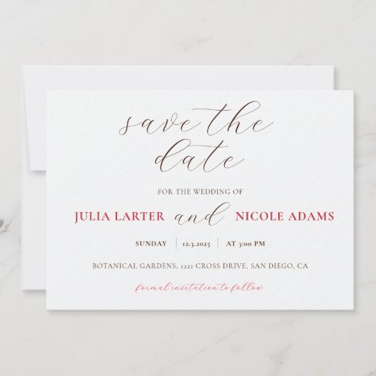 キスフランスのした甘いベリーの葡萄の結婚花 セーブザデート (正面)