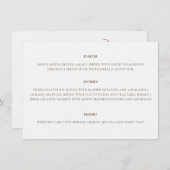 キスフランスのした甘いベリーの葡萄の結婚花 メニュー (正面/裏面)