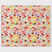 キスフランスのした甘いベリーの葡萄の結婚花 ラッピングペーパー (フラット)