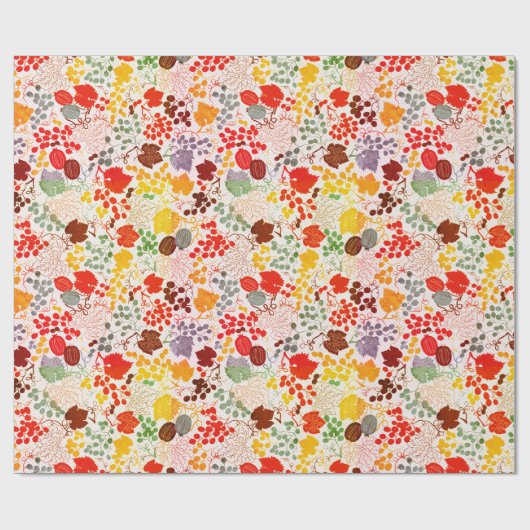 キスフランスのした甘いベリーの葡萄の結婚花 ラッピングペーパー (フラット)