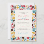 キスフランスのした甘いベリーの葡萄の結婚花 招待状 (正面)