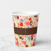 キスフランスのした甘いベリーの葡萄の結婚花 紙コップ (右)