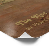 キスフランチェスコ・ヘイズのロマンチックな絵画CC1197 ポスター (コーナー)