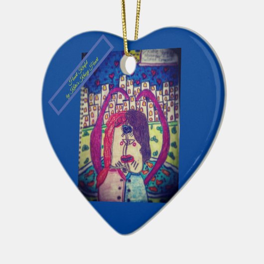 キスフルハートオーナメントバイケイティ セラミックオーナメント (左)
