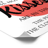 キスブライダルシャワーゲームの数 ポスター (角)